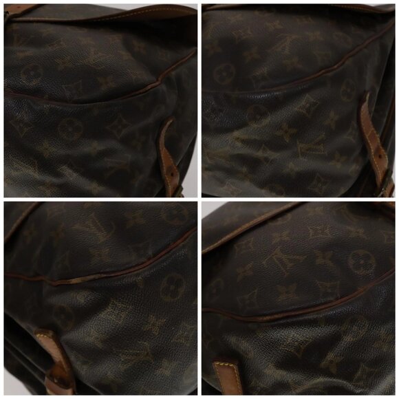 LOUIS VUITTON Monogram Saumur 35 Shoulder Bag M42254 LV Auth 108141 - Picture 16 of 16